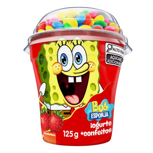 Iogurte Morango com Confeito Bob Esponja Batavo Copo 125g - Imagem em destaque