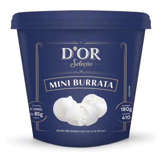 Queijo D'Or Tipo Mini Burrata Pote 180g - Imagem em destaque