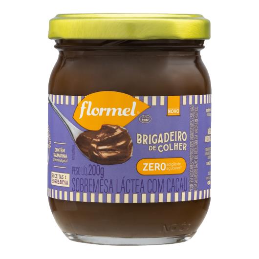 Brigadeiro de Colher Flormel Zero Adição de Açúcares Vidro 200g - Imagem em destaque