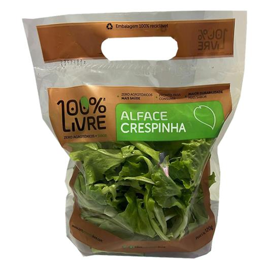 Alface Crespinha 100% Livre Zero Agrotóxicos 120g - Imagem em destaque