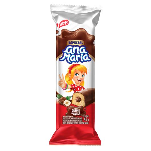 Bolo Chocolate Recheio Creme de Avelã Cobertura Chocolate Ana Maria Especial Pacote 42g - Imagem em destaque