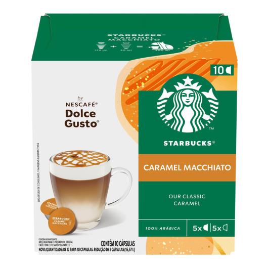 Starbucks®  Caramel Macchiato By Nescafé® Dolce Gusto® - 10 Cápsulas - Imagem em destaque