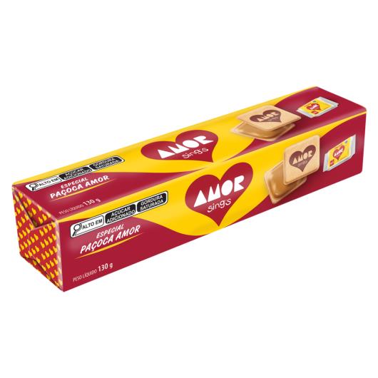 Biscoito Recheio Paçoca Amor Sing's Pacote 130g - Imagem em destaque