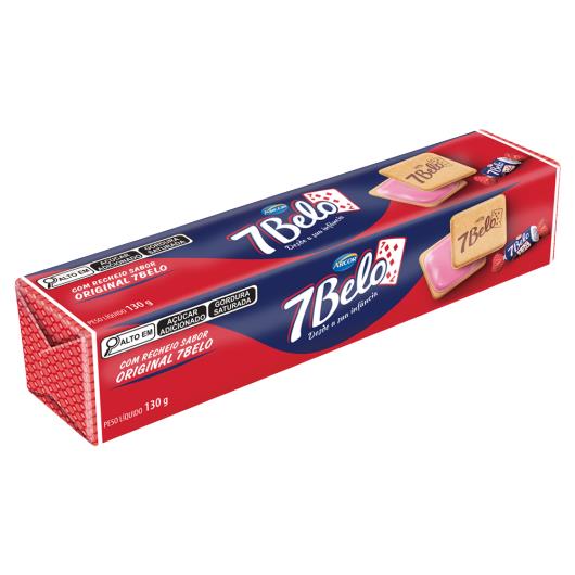 Biscoito Recheio Framboesa Original 7 Belo Pacote 130g - Imagem em destaque