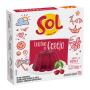Gelatina Pó Cereja Sol Caixa 20g