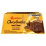 Bolo de Páscoa com Gotas de Chocolate Recheio Mousse de Chocolate Cobertura Chocolate e Chocolate Branco Bauducco Chocolomba Caixa 500g