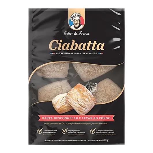 Pão Sabor de France Ciabatta Congelado 410g - Imagem em destaque