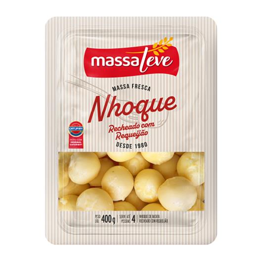 Nhoque Recheado com Requeijão Massa Leve 400g - Imagem em destaque