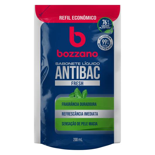 Sabonete Líquido Fresh Bozzano Antibac Sachê 200ml Refil Econômico - Imagem em destaque