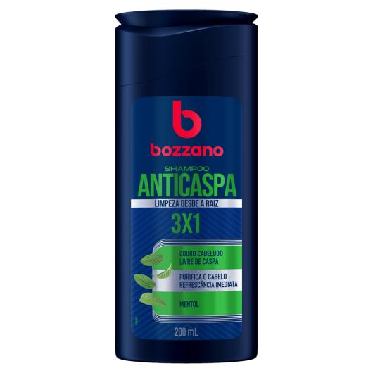Shampoo Anticaspa Mentol Bozzano Frasco 200ml - Imagem em destaque