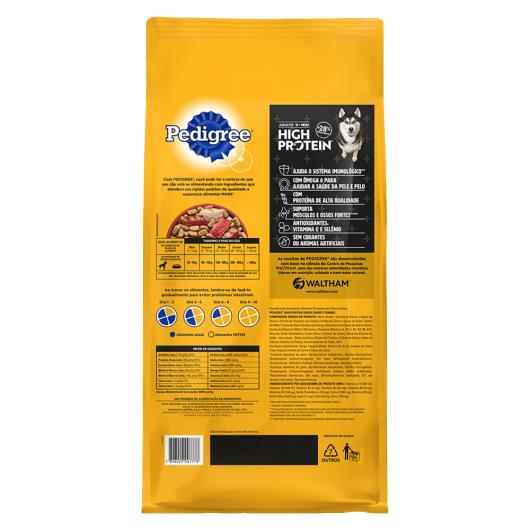 Alimento para Cães Adultos Carne e Frango Pedigree High Protein Pacote 2,7kg - Imagem em destaque