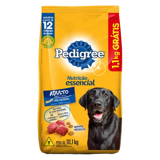 Alimento para Cães Adultos Carne Pedigree Nutrição Essencial Pacote 10,1kg Grátis 1,1kg - Imagem em destaque