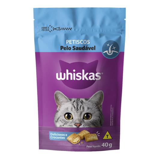 Petisco para gatos pelo saudável Whiskas 40g - Imagem em destaque