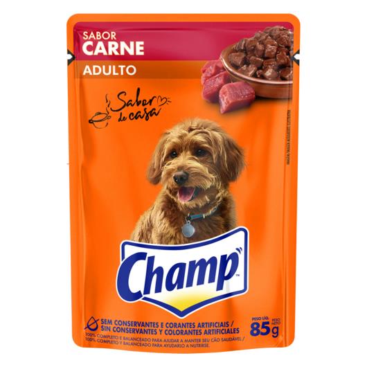 Alimento para Cães Adultos Carne Champ Sabor de Casa Sachê 85g - Imagem em destaque