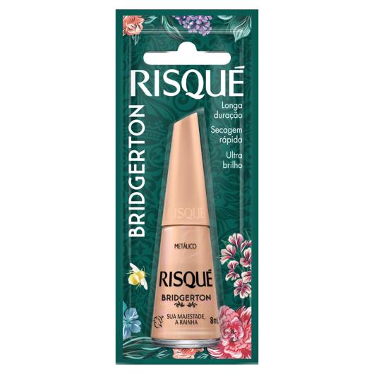 Esmalte Metálico Sua Majestade A Rainha Bridgerton Risqué Blister 8ml - Imagem em destaque