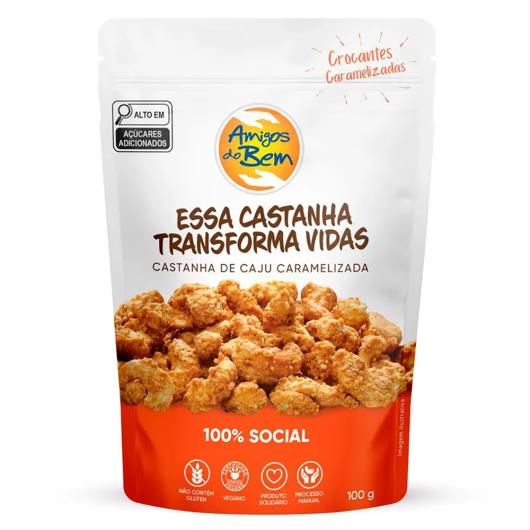 Castanha de Caju Caramelizada Amigos do Bem 100g - Imagem em destaque