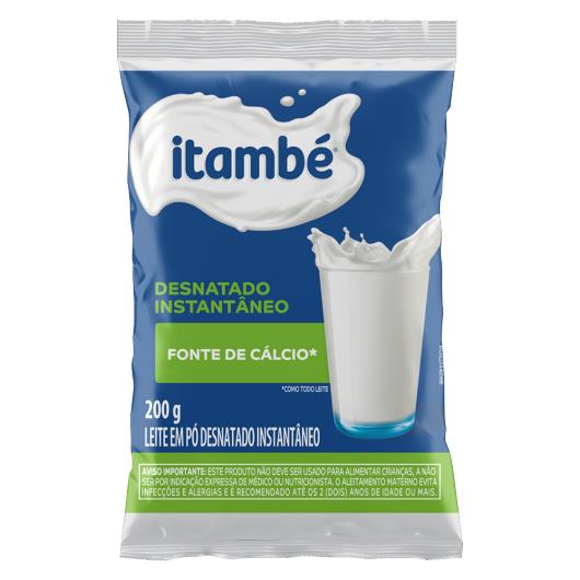 Leite Pó Instantâneo Desnatado Itambé Pacote 200g - Imagem em destaque
