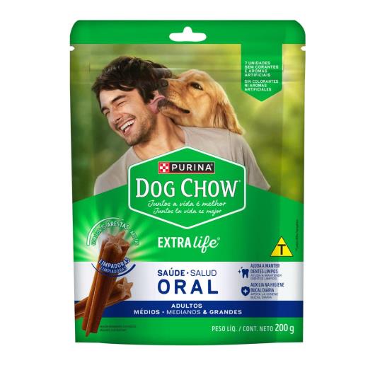 Snack para Cães Dog Chow Oral Médio e Grande 200g - Imagem em destaque