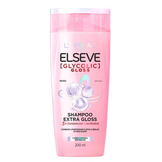 Shampoo Sela Gloss L'Oréal Paris Elseve Glycolic Gloss 200Ml - Imagem em destaque