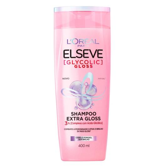 Shampoo Sela Gloss L'Oréal Paris Elseve Glycolic Gloss 400Ml - Imagem em destaque