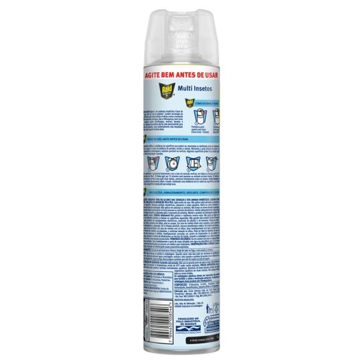 Inseticida Aerossol Multi-Insetos sem Perfume Raid Essencial Frasco 420ml Spray - Imagem em destaque