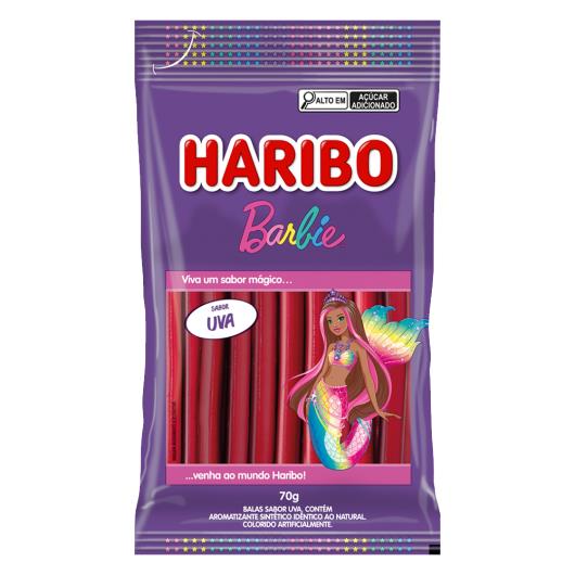 Bala Uva Barbie Haribo Pacote 70g - Imagem em destaque