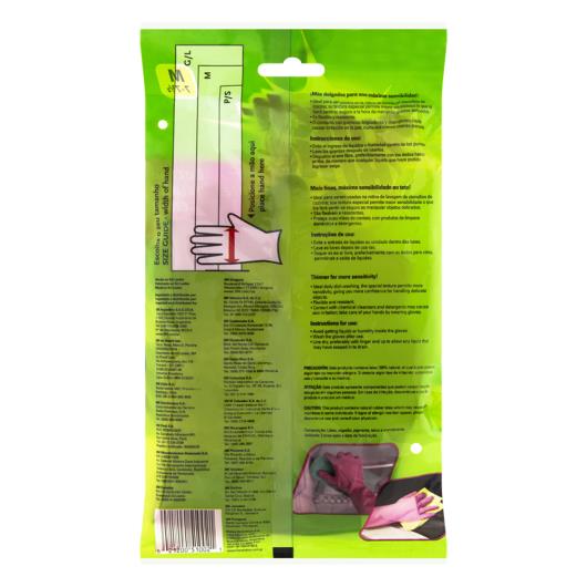 Luva para Cozinha Limão Rosa Scotch-Brite M - Imagem em destaque