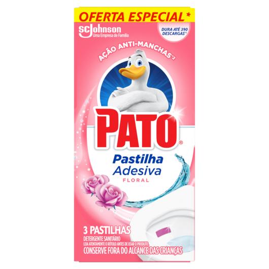 Detergente Sanitário Pastilha Adesivo Floral Pato 3 Unidades - Imagem em destaque
