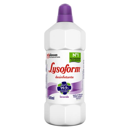 Desinfetante Uso Geral Lavanda Lysoform Frasco 500ml - Imagem em destaque