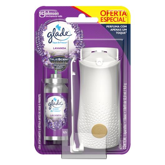 Aparelho e Odorizador de Ambiente Lavanda Glade Toque de Frescor Blister 12ml Oferta Especial - Imagem em destaque