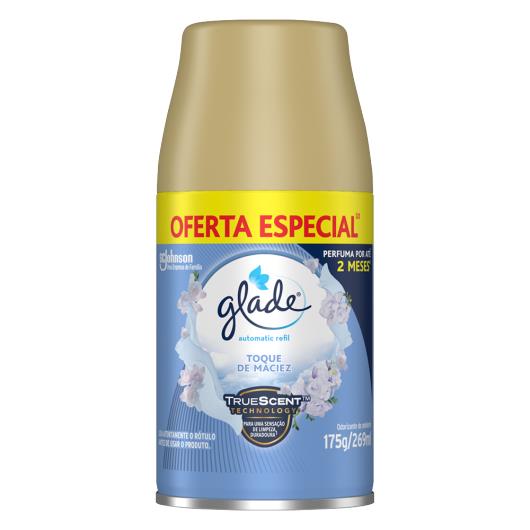 Odorizador de Ambiente Toque de Maciez Glade Automatic Frasco 269ml Spray Refil Oferta Especial - Imagem em destaque