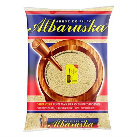 Arroz de Pilão Tipo 1 Albaruska Pacote 2kg - Imagem em destaque