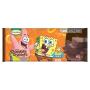 Biscoito Wafer Chocolate Crocante Recheio Chocolate Bob Esponja Orquídea Pacote 90g