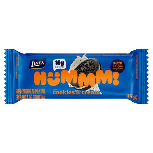 Barra de Proteína Cookies'n Cream Linea Hummm! Pacote 35g - Imagem em destaque