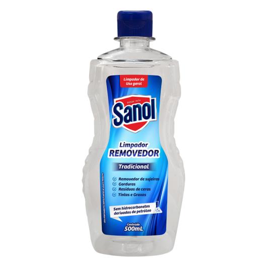 Removedor Uso Geral Tradicional Sanol Frasco 500ml - Imagem em destaque