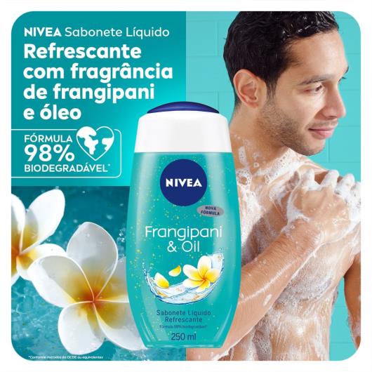 NIVEA Sabonete Líquido Frangipani & Oil 250ml - Imagem em destaque
