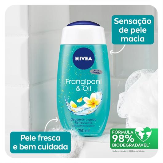 NIVEA Sabonete Líquido Frangipani & Oil 250ml - Imagem em destaque