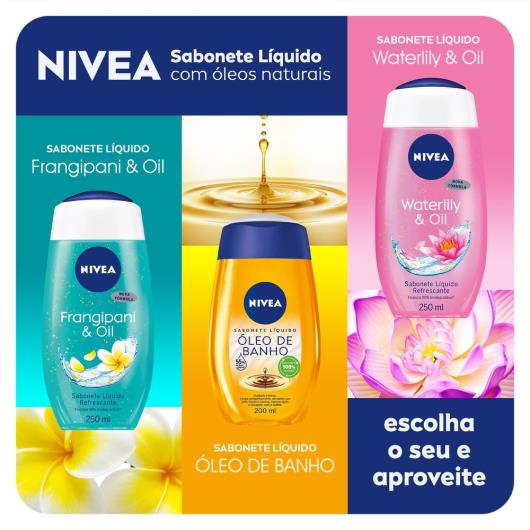 NIVEA Sabonete Líquido Frangipani & Oil 250ml - Imagem em destaque