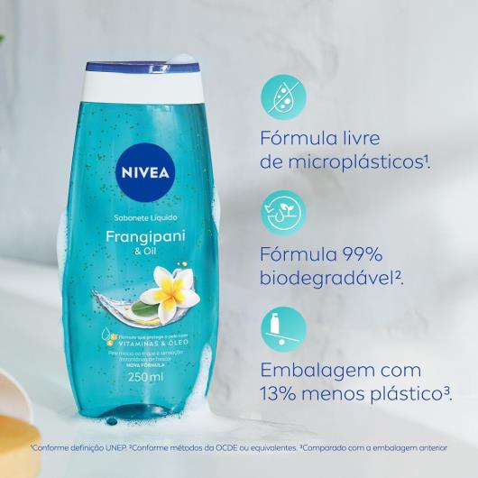NIVEA Sabonete Líquido Frangipani & Oil 250ml - Imagem em destaque