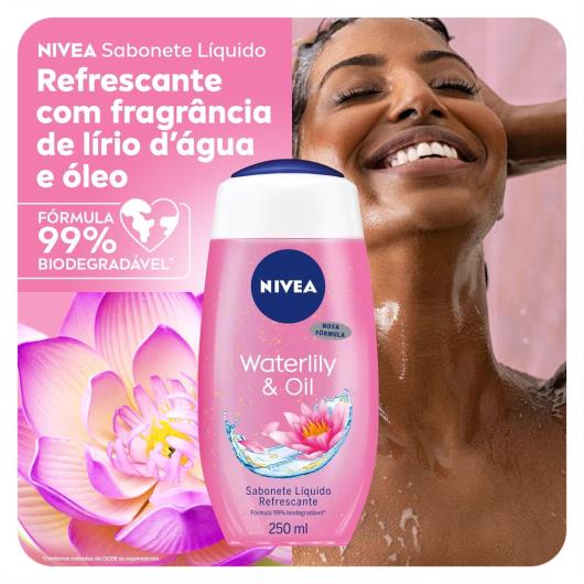 NIVEA Sabonete Líquido Waterlily & Oil 250ml - Imagem em destaque