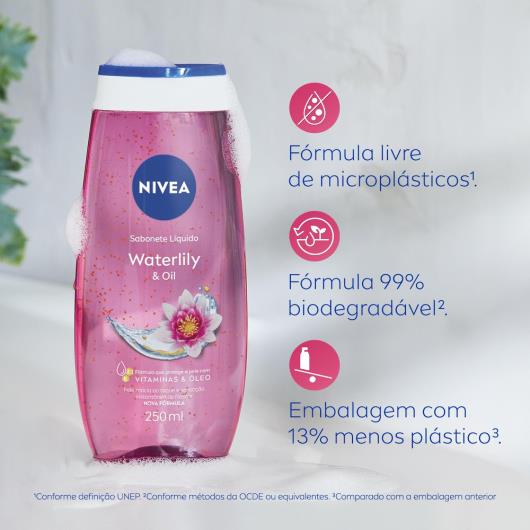NIVEA Sabonete Líquido Waterlily & Oil 250ml - Imagem em destaque