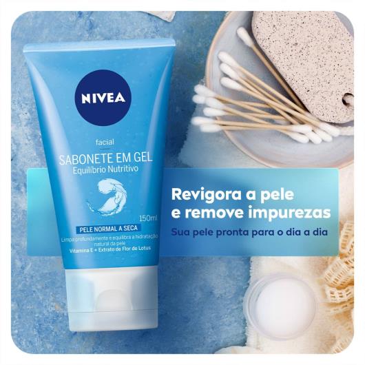 NIVEA Sabonete Facial em Gel Equilíbrio Protetor 150ml - Imagem em destaque