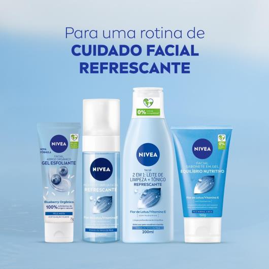 NIVEA Loção 2 em 1 Leite de limpeza + Tônico Refrescante 200 ml - Imagem em destaque