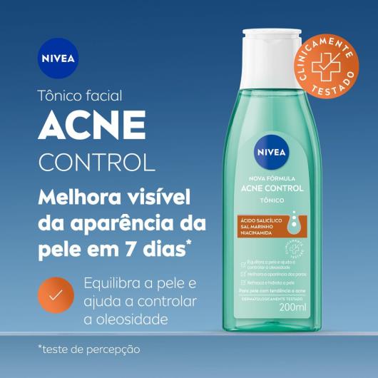 NIVEA Tônico Facial Acne Control 200ml - Imagem em destaque