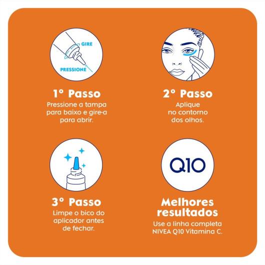 NIVEA Creme Facial Antissinais Q10 Energy Olhos 15g - Imagem em destaque