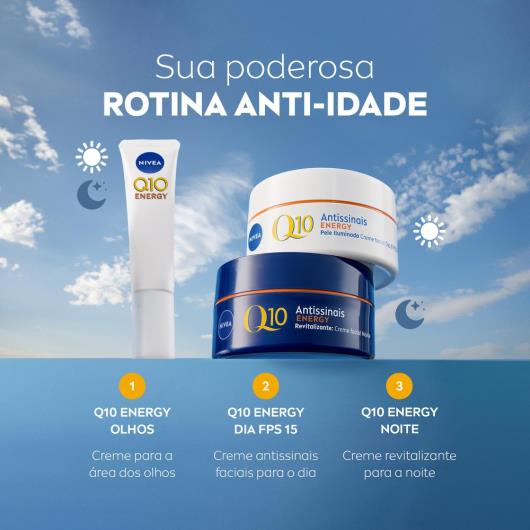 NIVEA Creme Facial Antissinais Q10 Energy Olhos 15g - Imagem em destaque