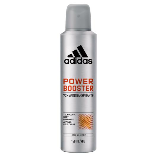 Antitranspirante Aerossol Power Booster Masculino Adidas 150ml Spray - Imagem em destaque