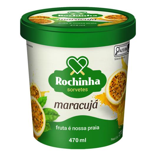 Sorbet Maracujá Rochinha Pote 470ml - Imagem em destaque