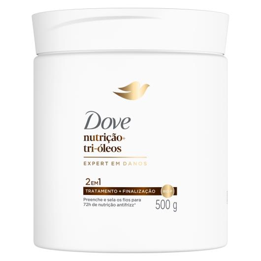 Máscara de Tratamento + Finalizador 2 em 1 DOVE Nutrição + Fusão de Óleos 500 g - Imagem em destaque