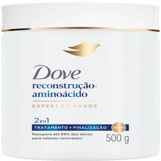 Máscara de Tratamento + Finalizador 2 em 1 DOVE Reconstrução + Queratina 500 g - Imagem em destaque